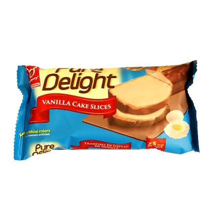 MCBERRY PURE DELIGHT VANILLA CAKE SLICES