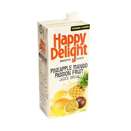 HAPPY DELIGHT PINEAPPLE MANGO PASSION FRUIT JUICE 1L